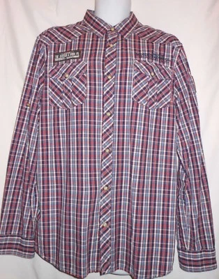 SCOTCH & SODA COLORFUL PLAIDS LONG SLEEVES DRESS SHIRT. SS8127A6 Foto 1 de 4