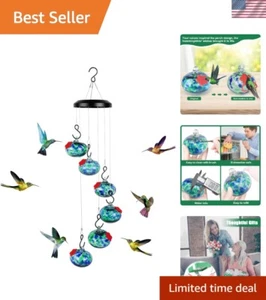 Charming Wind Chimes hummingbird feeders for outdoors hanging ant and bee pro... - Picture 1 of 7