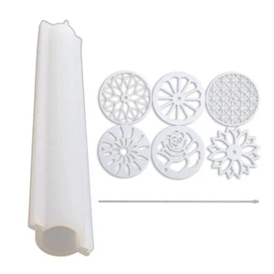 Exquisite Round Tube Soap Mold Templates Tools for Creative Soap Pull Through Mo - Picture 1 of 8