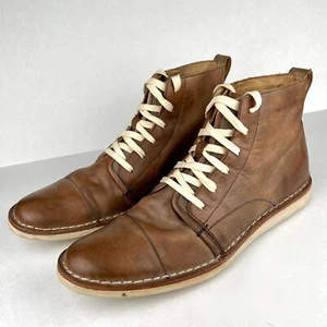 Stivaletti Chelsea John Varvatos Barrett in pelle ardesia bagnata da uomo taglia 9,5M $260 - Foto 1 di 13