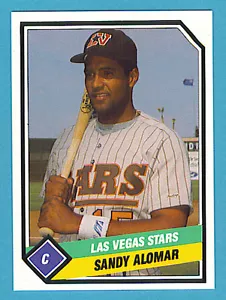 1989 CMC Las Vegas Stars Minor League Set (Alomar, Cora, Baerga) - Picture 1 of 1