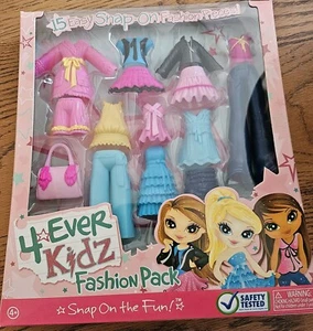 4-Ever Kidz Fashion Pack 15 Easy Snap-On Clothing Pieces, Toys - Picture 1 of 5