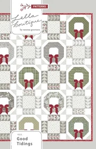 Good Tidings Quilt Pattern by Lella Boutique 80.5" X 80.5" - Picture 1 of 2