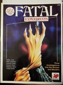 Call of Cthulhu: Fatal Experiments 1990 Old Store Stock Near Mint 9.4 - Picture 1 of 2