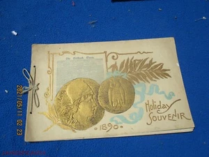 1890 OSHKOSH TIMES NEWSPAPER HOLIDAY SOUVENIR BOOKLET PAMPHLET BOOK GIFT - Picture 1 of 3