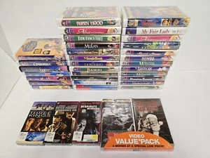 VTG Wholesale Lot VHS 36 Films Movie Disney Movies Warner Brothers Home Video - Picture 1 of 9