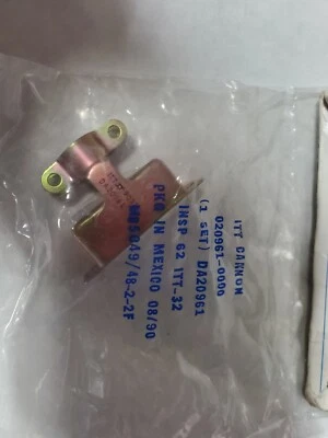 1 pc Cannon DA Size Dsub Connector Backshell, Round Cable 020961-0000, DA20961 - Image 1 of 4