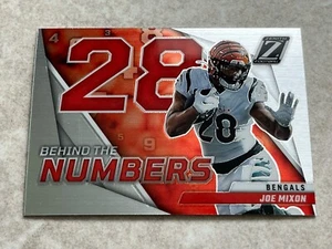 2022 Panini Zenith Behind The Numbers Prizm #BN-JMI Joe Mixon NFL Bengals - Picture 1 of 2