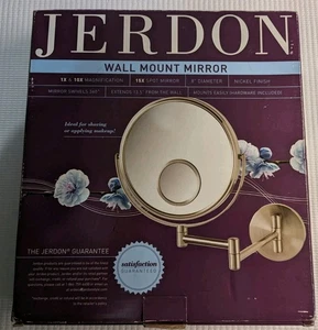 JERDON Wandspiegel für Badezimmer, vernickelt - Modell JP7510N - Bild 1 von 5