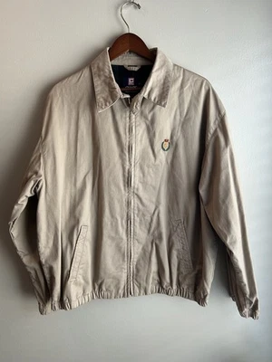 Chaqueta Chaps Ralph Lauren Para Hombre Grande Caqui Harrington Bombardero Forrada a Cuadros  Foto 1 de 4