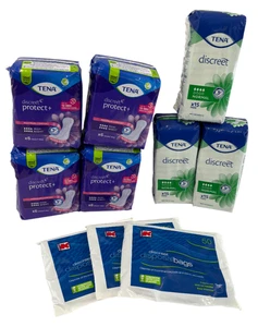 TENA Discreet Maxi Night Pads Incontinence Women Leakage Bundle - D29 O70 - Picture 1 of 13