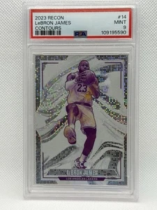 2023-24 Panini Recon #14 LeBron James Contours PSA 9 - Picture 1 of 2