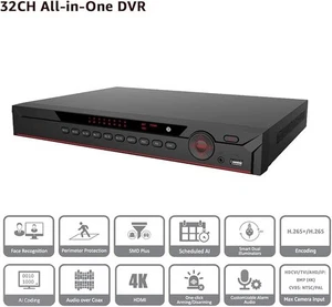 32CH Pentabrid DVR NVR, 5M-N/1080P 1U 32 Channel Digital Video Recorder - Picture 1 of 3