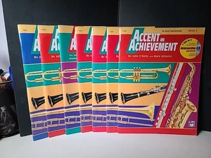 “Lot of 7 books Accent on Achievement Saxophone – Intermediate Method” - Picture 1 of 14