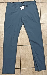 J Crew Pants Mens 33x32 Blue Tech Flex Slim Fit Stretch comfort Utility Work NWT - Picture 1 of 9