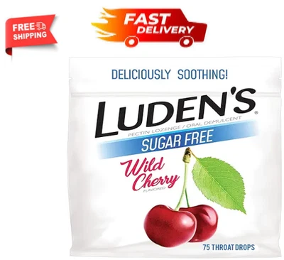 Luden's Sore Throat Drops, For Minor Sore Throat Relief, Sugar Free , 75 Count - Image 1 of 4