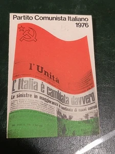 TESSERA P.C.I. PARTITO COMUNISTA ITALIANO - 1976 - Torino - Con Bollini - Foto 1 di 2