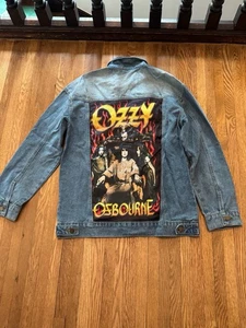 Ozzy Osbourne Official No Rest For the Wicked 1988 Denim Jacket 100% Authentic - Picture 1 of 4