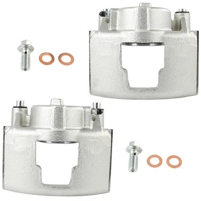 For 90-00 Chevrolet C3500 GMC C3500 K3500 2pcs Silver Front Brake Calipers Foto 1 de 4