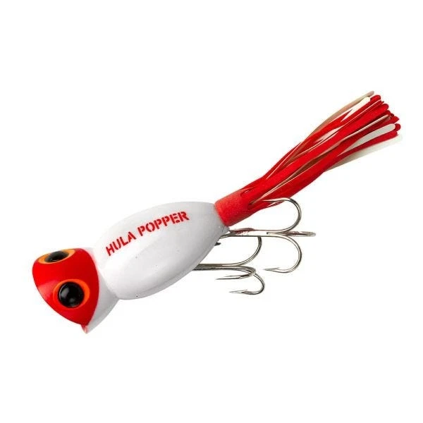 Arbogast Hula Popper G760 Blanco Rojo Cabeza Foto 1 de 1