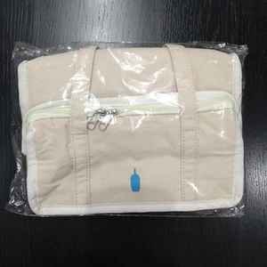 BLUE BOTTLE COFFEE Cotton Cooler Bag Gray Stylish and Durable From JP F/S - Picture 1 of 12