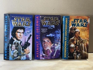 3 Star Wars Paperback Books - The Corellian Trilogy: Ambush, Assault & Showdown - Picture 1 of 5