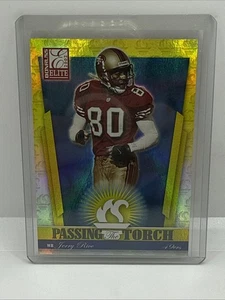 2002 Donruss Elite Passing The Torch Gold #/400 Jerry Rice / Terrell Owens pt-24 - Picture 1 of 4