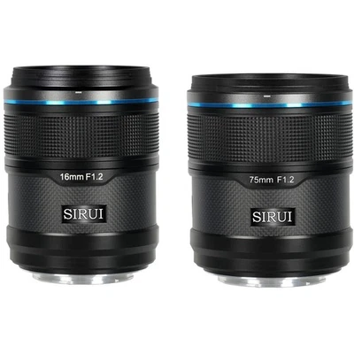 Sirui Sniper 2 Lens Kit- 16mm f/1.2 , 75mm f/1.2 (Sony E , Nikon Z , FUJIFILM X) - Image 1 of 4