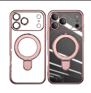 ⭐️Für iPhone 17 Pro Hülle Magnet Slim Stoßfest Cover Pink - Bild 1 von 5