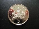 1987 PROOF 5P COIN HOUSED IN A NEW CAPSULE, 1987 PROOF FIVE PENCE PIECE CAPSULED