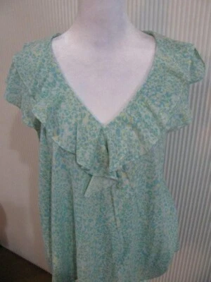 Oscar de la Renta Ladies Turquoise Pajama Set Large NWOT - Image 1 of 4