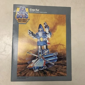 Gobots vintage COP-TUR 1985 Tonka School Folder Go Bots Transformers - Picture 1 of 7