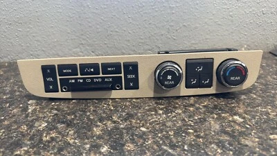 08-10 INFINITI QX56 Montado en el Techo HVAC/Radio Control Audio AC Trasero Foto 1 de 2