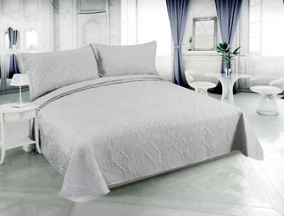 Juego de colcha edredón colcha reversible lisa en relieve pinsonic Foto 1 de 4