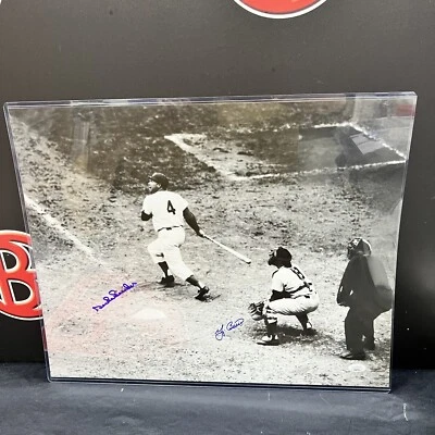Yogi Berra & Duke Snider NY Yankees/Brooklyn Dodgers Dual Autographed 16x20 JSA - Image 1 of 4