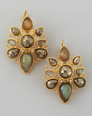 Pendientes multipiedra de mosaico Alexis Bittar W1126 Foto 1 de 3