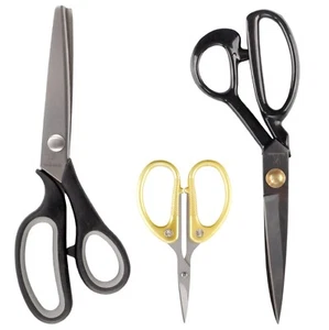 JubileeYarn Sewing Scissors Set - Pinking, Embroidery, & Fabric Shear - Picture 1 of 10