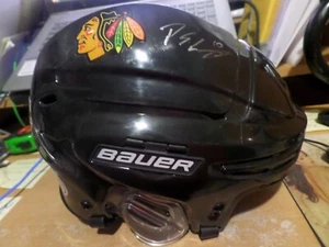 Chicago Blackhawks Autogramm Patrick Sharp Helm in voller Größe kein Gütesiegel - Bild 1 von 6