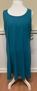 Eddie Bauer Seamoss Scoop Neck Sleeveless Shift Dress SZ. XL - Picture 1 of 4