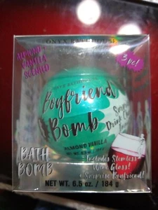 Boyfriend Vanilla Bomb Bath Bomb With stemless Wine Glass surprise New - Picture 1 of 6