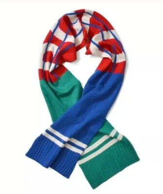 Polo Ralph Lauren Hi Tech RL Alpine Escalada Esquí Estadio Bufanda Lana Nuevo con Etiquetas Foto 1 de 4