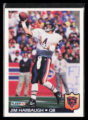 1992 Fleer Jim Harbaugh #40 - Image 1 of 2