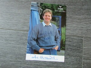 Peter Alexander Phil Pearce Emmerdale Farm Actor Original Hand Signed Cast Card