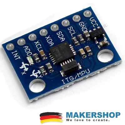 GY-521 MPU-6050 Beschleunigungssensor 3 Achsen Gyroskop Raspberry Pi Arduino - Bild 1 von 3