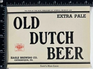 Eagle Brewing Old Dutch Beer Extra Pale IRTP Label - PENNSYLVANIA - Picture 1 of 1