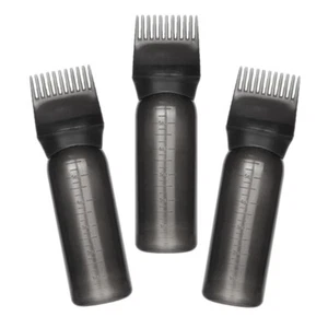 3 Pcs Hair Dye Coloring Root Comb Shampoo Bottle Applicator for Scalp - Picture 1 of 12