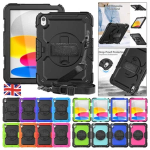 Rugged Case Armor Stand Screen Cover For iPad 5th 6th 7th 8th 9th 10th 11th Gen - Picture 1 of 144