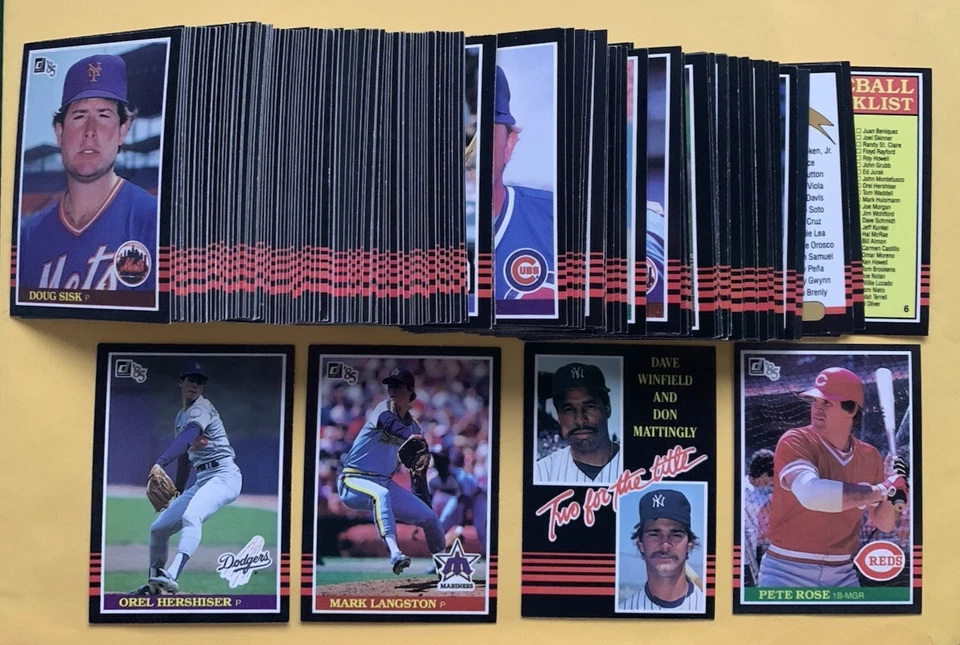 1985 Donruss SET BREAK singles - stars, commons, rookies, HOFers, #441-660 - Image 1 of 1