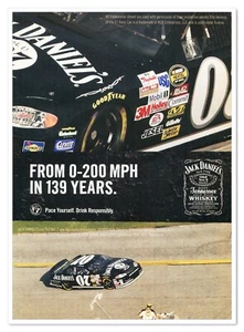 Jack Daniel's Whiskey NASCAR Chevy Monte Carlo 2006 Full-Page Print Magazine Ad - Picture 1 of 4