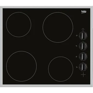 Beko HIC 64100 X Placa vitrocerámica, 60 cm de ancho, 4 zonas de cocción, indicador de calor residual - Imagen 1 de 1